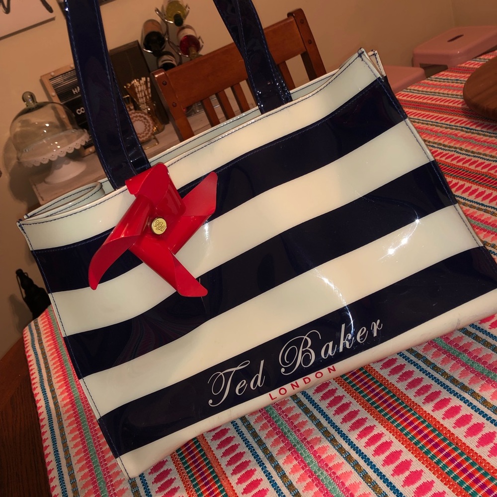 Ted Baker Stripe Shopper Tote